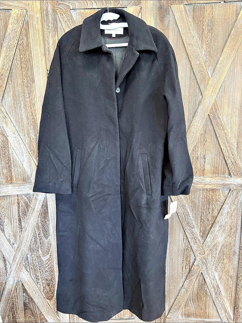 Jones New York Women's Wool Cashmere Coat Size 12 NWT